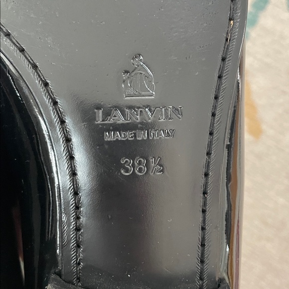 Lanvin Satin Bow patent leather loafers - Picture 6 of 10